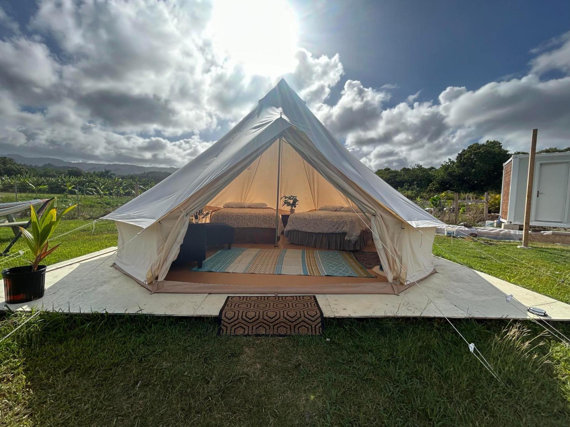 Maleka Farm: Tent Glamping North Shore Oahu Laie Екстериор снимка
