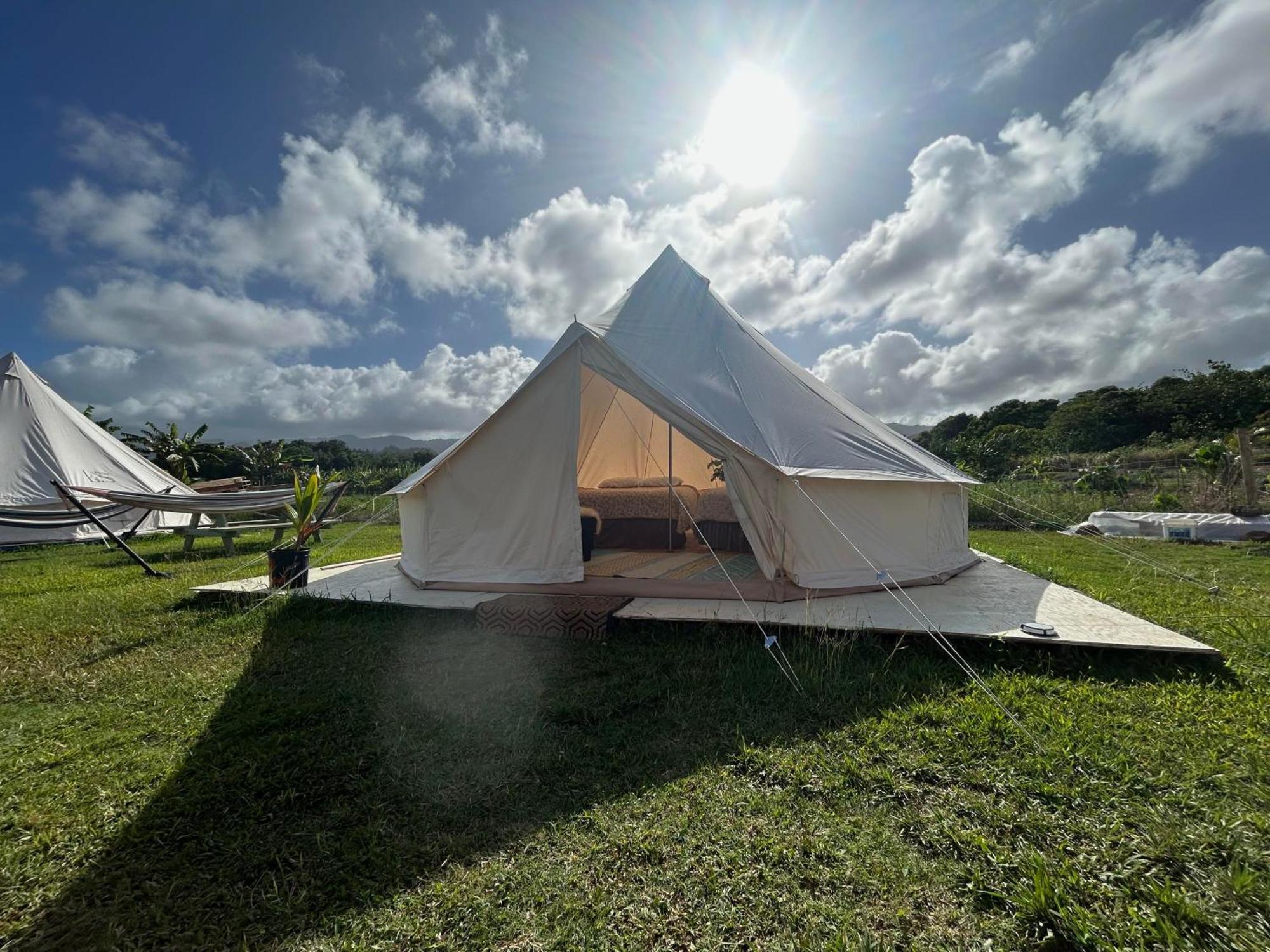 Maleka Farm: Tent Glamping North Shore Oahu Laie Екстериор снимка