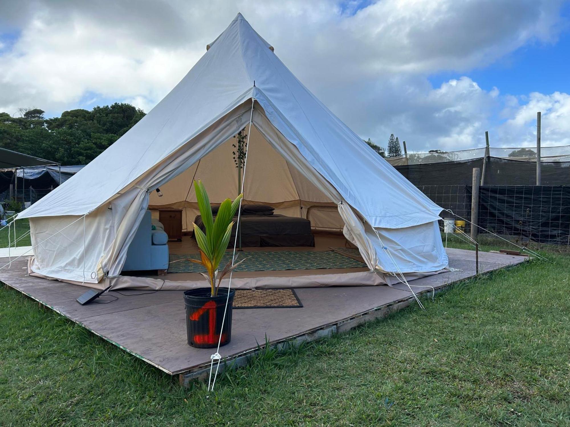 Maleka Farm: Tent Glamping North Shore Oahu Laie Екстериор снимка